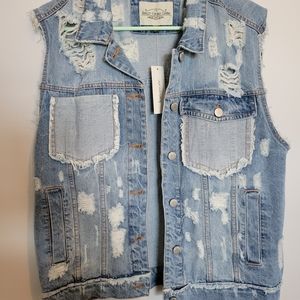 Womens Denim Vest